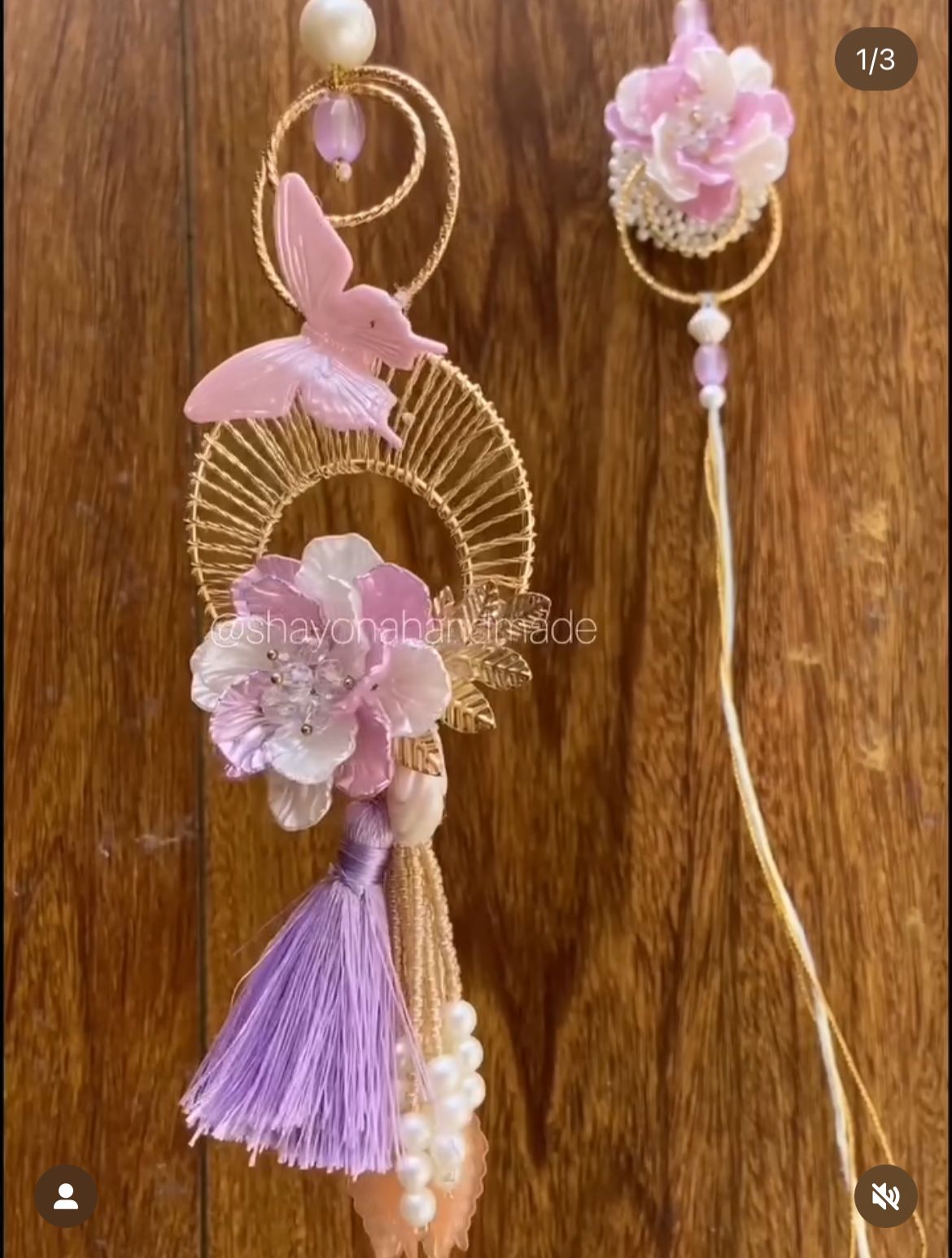 Rajvastra – Purple & Gold Rakhi Pair