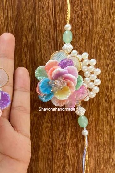 Floral bloom rakhi