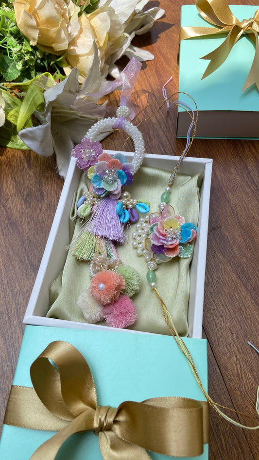 Pushprang – Multicolour Premium Rakhi