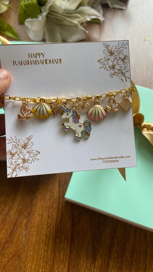 Chanchal – Charm Bracelet Rakhi